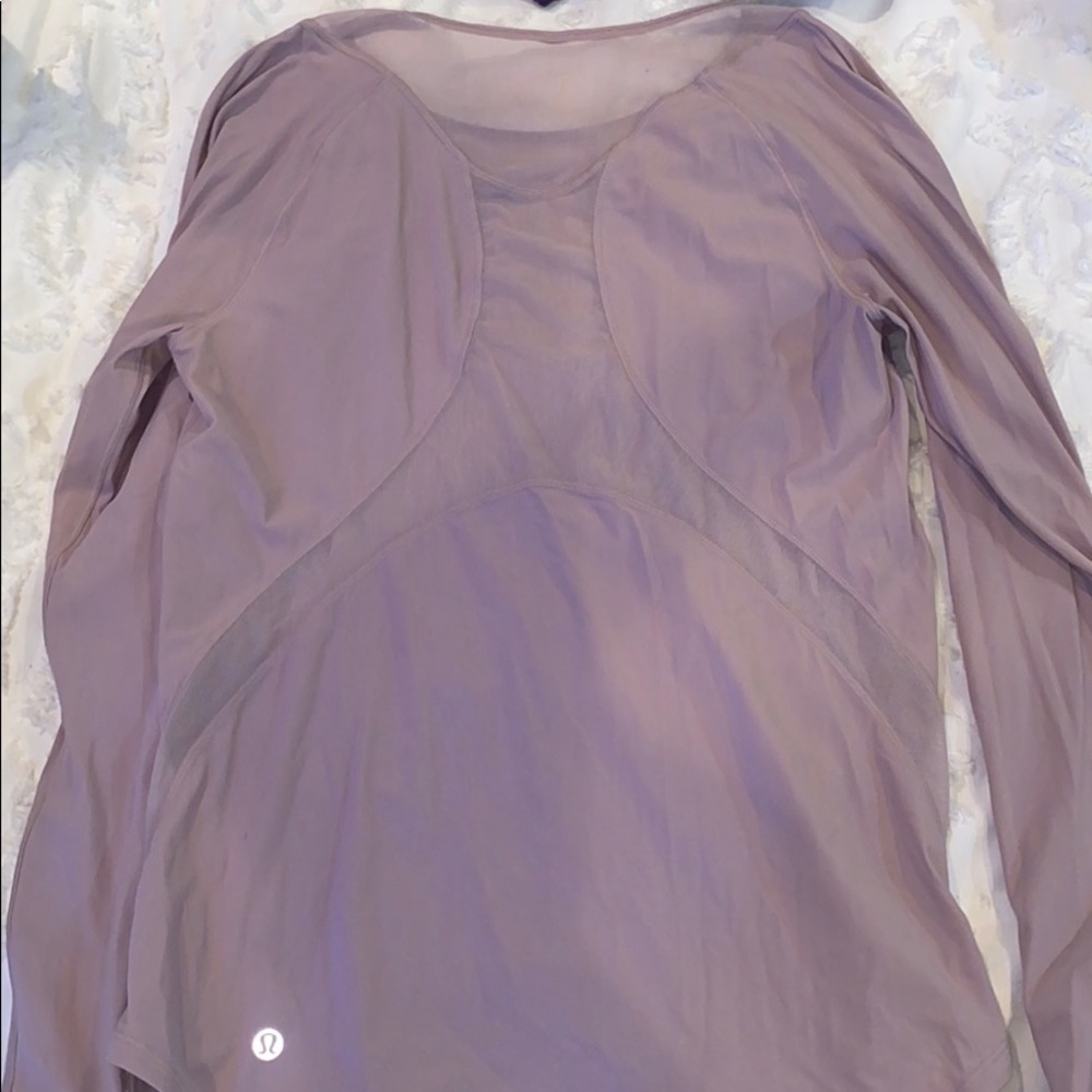 Lululemon Purple/Silver Long Sleeve